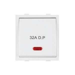 Anchor Roma Polycarbonate 1-Way Switch Dura with Neon 21984, White, 32 A, 240V