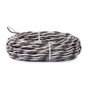 OXCORD 2 core Flexible Copper Wires and Cables 0.5mm 30 feet (10Yard) for Domestic and Industrial Electric Connections Single Phase Electric Connections up to 1100v