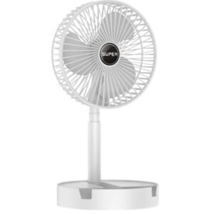 Drumstone 10 𝒀𝒆𝒂𝒓𝒔 𝑾𝒂𝒓𝒓𝒂𝒏𝒕𝒚 High-Speed Rechargeable Table Desk Fan – Brushless Motor, Adjustable Speeds, Strong Airflow, Portable Cooling Fan with Built-In Battery for Home,...