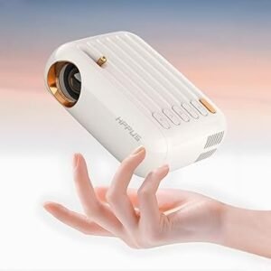 Mini Projector With 5G Wifi And Bluetooth, HIPPUS Portable Projector 1080P Supported 120ANSI, Bluetooth Movie Projector For Bedroom/Outdoor, Compatible With Ios/Android/Laptop/TV Stick/HDMI/PS5